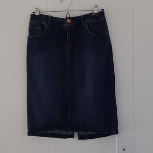 jean skirt